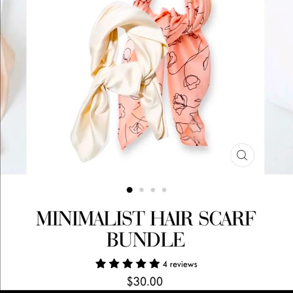 Lark & Ives hair scarf set -two included brand new